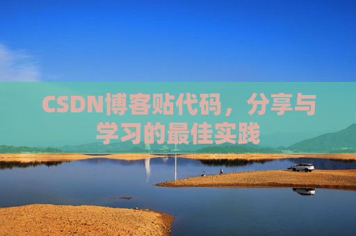 CSDN博客贴代码，分享与学习的最佳实践